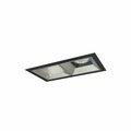 Nora Lighting MLS 2-Head Trim Kit, Black, Comfort Dim, 800lm, Haze Adj. Snoot/Wall Wash NMIOT-12-B-FW-CDX-10-HZ